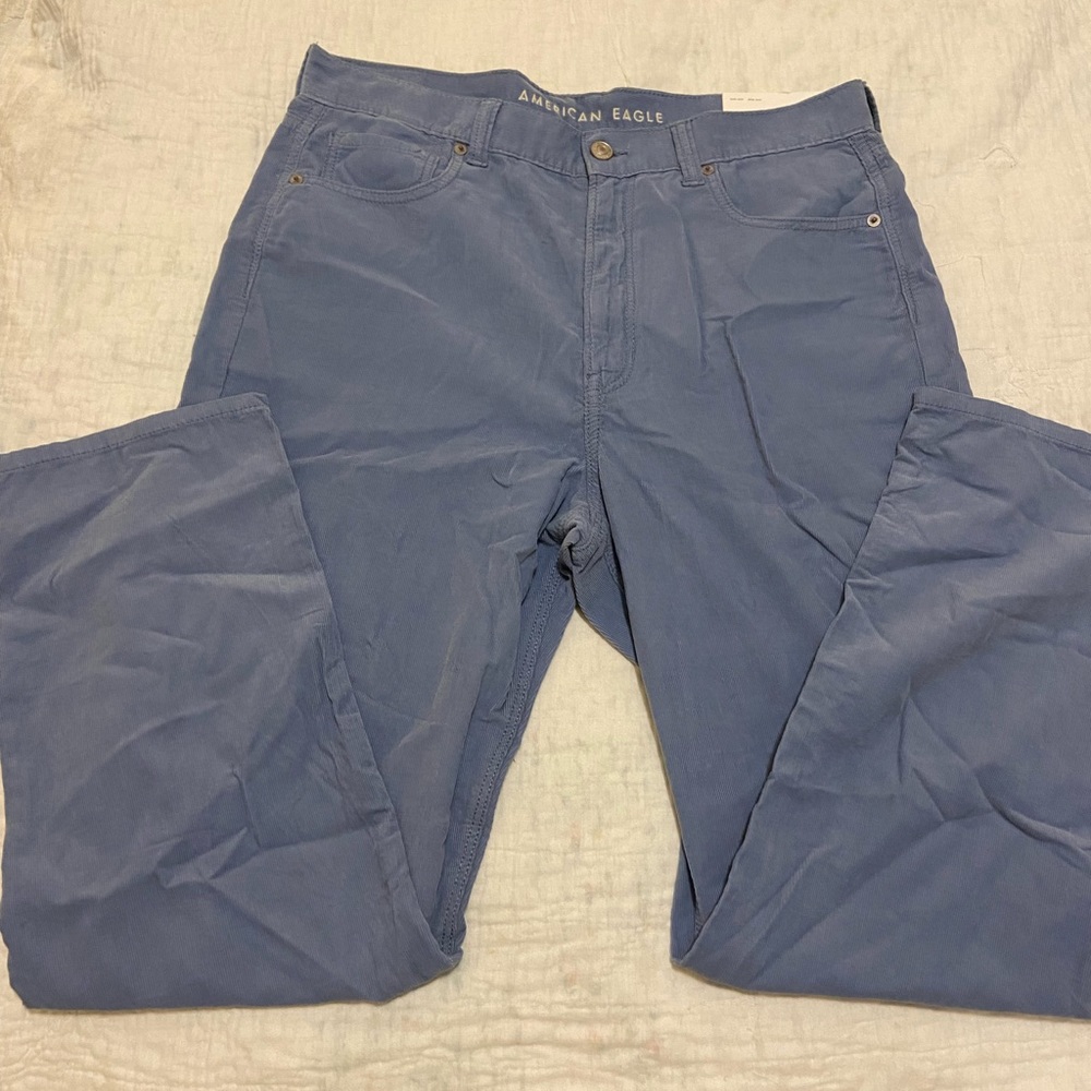 NWT American Eagle Women’s High Waisted Corduroy Pants, Lightweight, Size 31